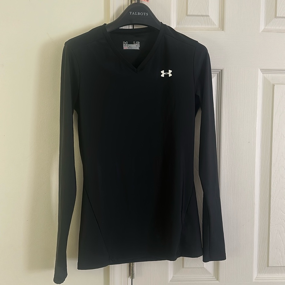 Under Armour Women's HeatGear® Compression Long Sleeve size large like new